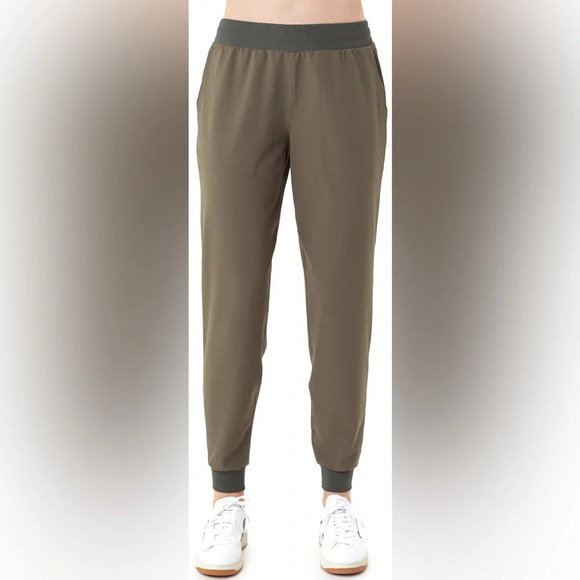 Lole Highlands Side-Stripe Olivie Tech Joggers,  size M - Picture 3 of 13